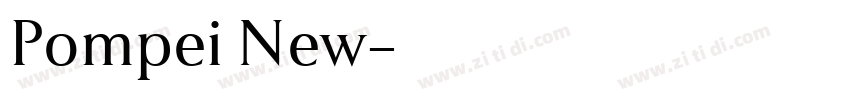 Pompei New字体转换